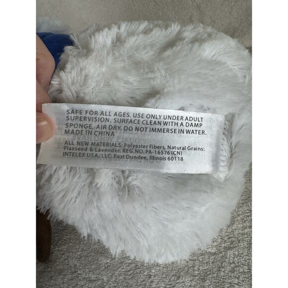 Warmies Winter Snowman Weighted Plush Microwave Warmth Relaxing Lavender Scented - Picture 14 of 14